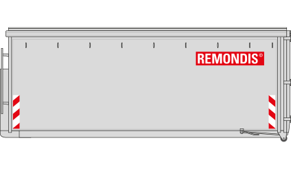 Abrollcontainer offen