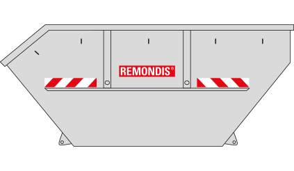 Absetzcontainer offen