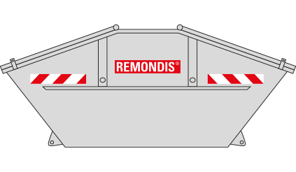 Absetzcontainer mit Deckel